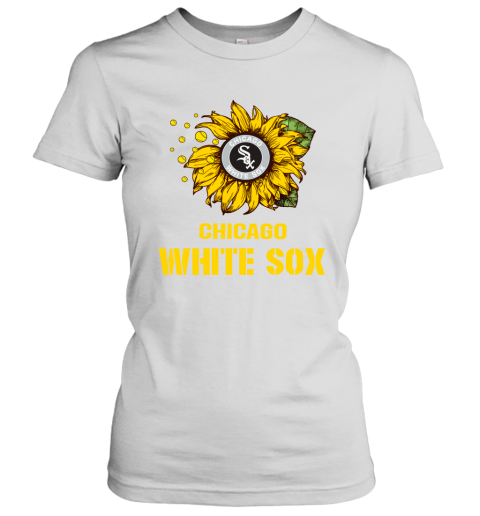Chicago White Soxs Sunflower M Baseball Women's T-Shirt