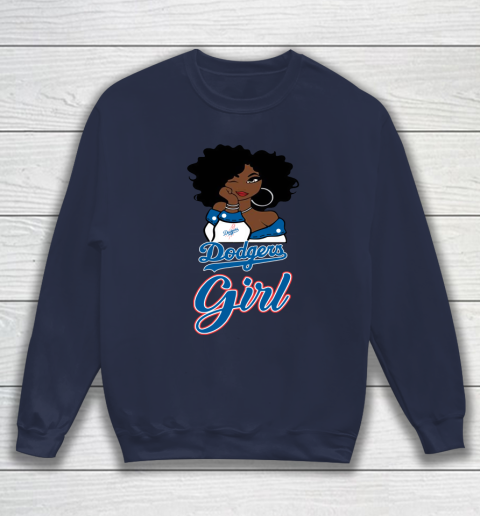 Los Angeles Dodgerss Girl MLB Sweatshirt 3