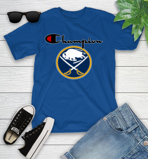 NHL Hockey Buffalo Sabres Champion Shirt Youth T-Shirt 6
