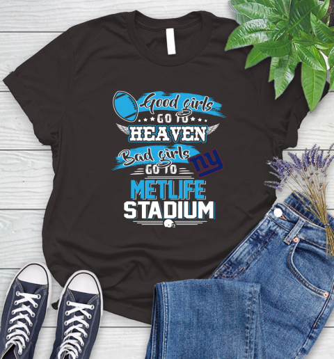 New York Giants NFL Bad Girls Go To Metlife Stadium Shirt Women's T-Shirt 11