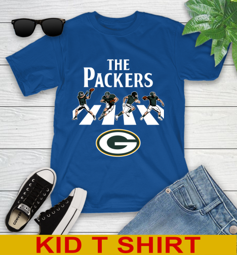 NFL Football Green Bay Packers The Beatles Rock Band Shirt Youth T-Shirt 10