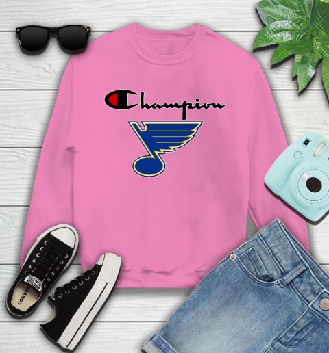 NHL Hockey St.Louis Blues Champion Shirt Youth Sweatshirt 3