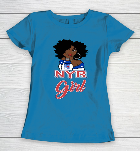 New York Rangers Girl NHL Women's T-Shirt 8