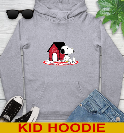 MLB Baseball Boston Red Sox Snoopy The Peanuts Movie Shirt Youth Hoodie 7 MLB Baseball Boston Red Sox Snoopy The Peanuts Movie Shirt Youth Hoodie - Image 7