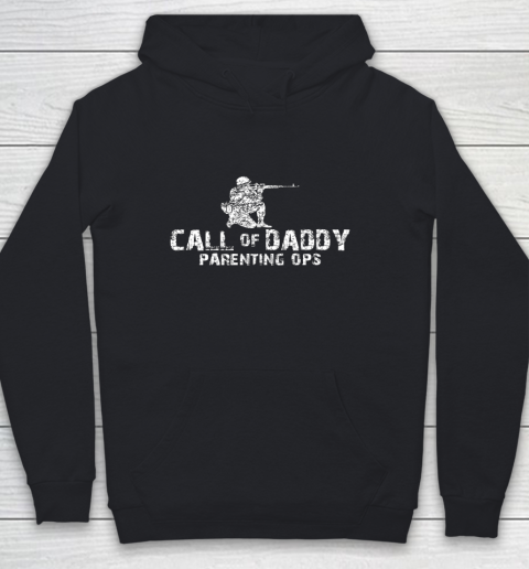 Gamer Dad Call of Daddy Parenting Ops Funny Father s Day Youth Hoodie