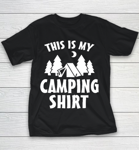 This is My Camping Shirt  Funny Camping Youth T-Shirt