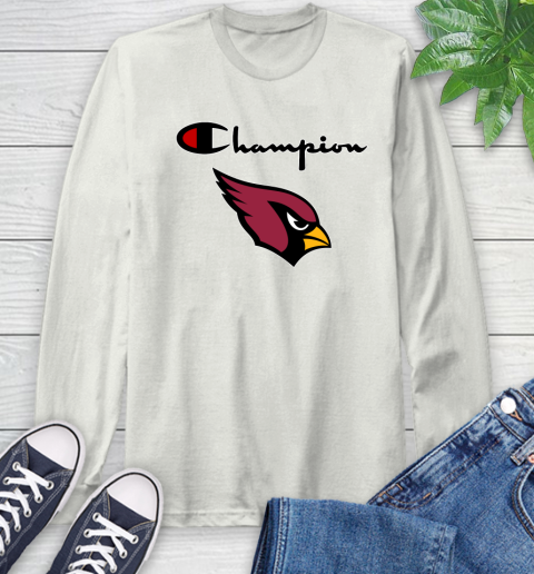 NFL Football Arizona Cardinals Champion Shirt Long Sleeve T-Shirt 11