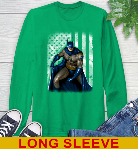 Kansas City Royals MLB Baseball Batman DC American Flag Shirt Long Sleeve T-Shirt 8