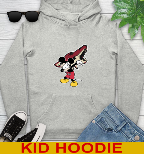 Arizona Coyotes NHL Hockey Dabbing Mickey Disney Sports Youth Hoodie