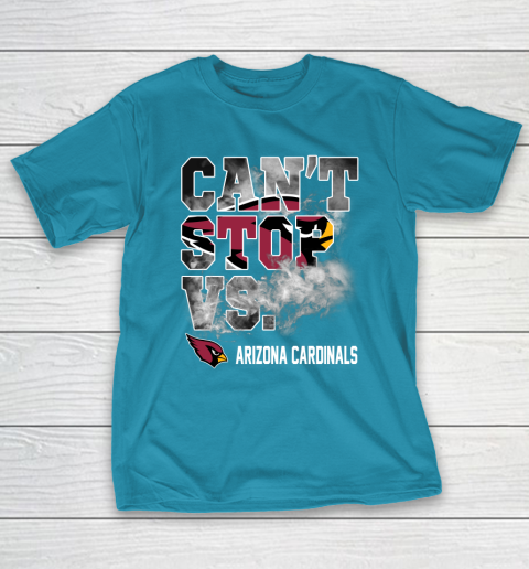 NFL Arizona Cardinals Football Can't Stop Vs T-Shirt 7