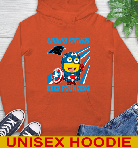 NFL Football Carolina Panthers Captain America Marvel Avengers Minion Shirt Hoodie 4