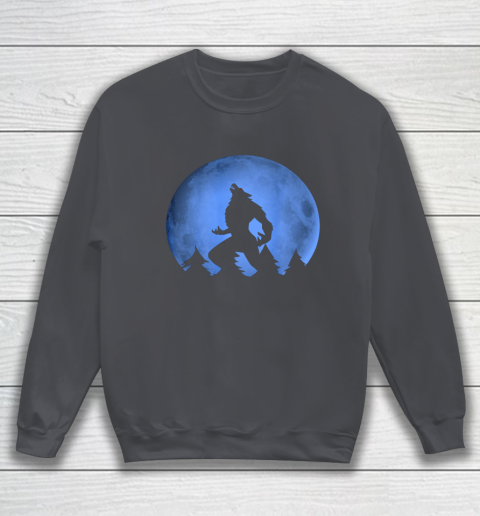 Werewolf Blue Moon wolf full moon on Halloween costume 2020 Sweatshirt 4