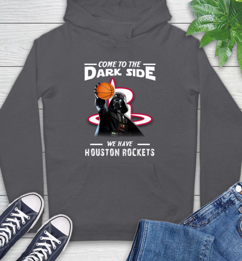 NBA Come To The Dark Side We Have Houston Rockets Star Wars Darth Vader Basketball Hoodie 7