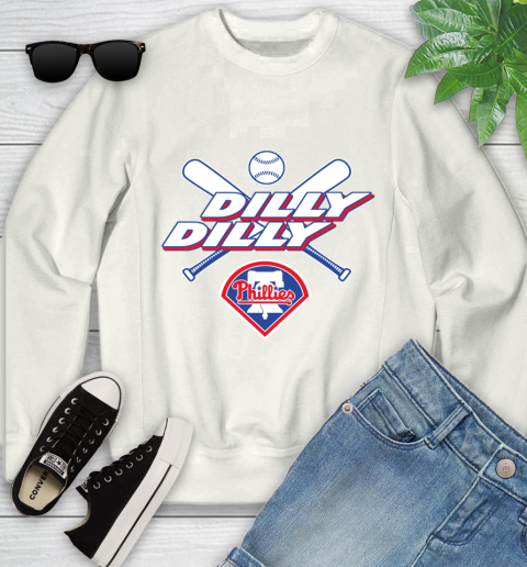 MLB Philadelphia Phillies Dilly Dilly Baseball Sports Youth Sweatshirt