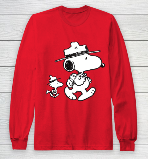 Funny Snoopy Woodstock Camping Long Sleeve T-Shirt 7