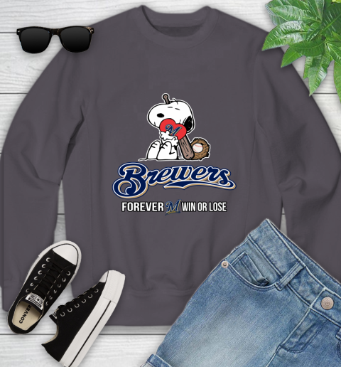 MLB The Peanuts Movie Snoopy Forever Win Or Lose Baseball Milwaukee Brewers 120
