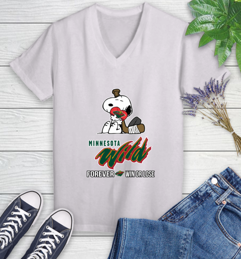 NHL The Peanuts Movie Snoopy Forever Win Or Lose Hockey Minnesota Wild 77
