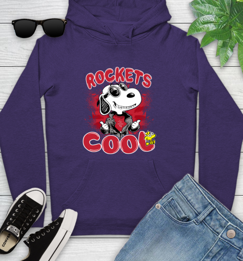 NBA Basketball Houston Rockets Cool Snoopy Shirt Youth Hoodie 5