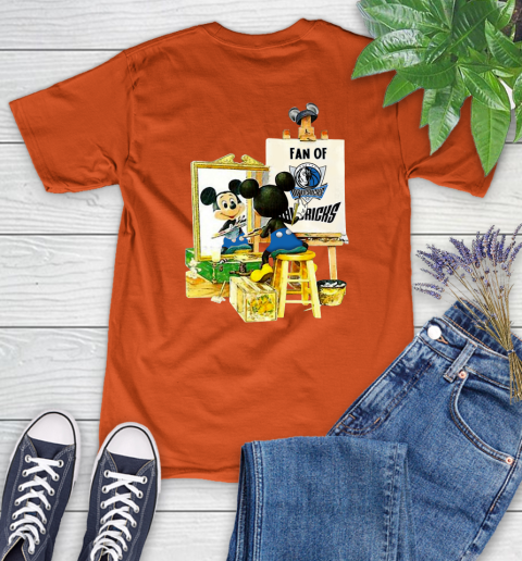NBA Basketball Dallas Mavericks Mickey Drawing Shirt 84