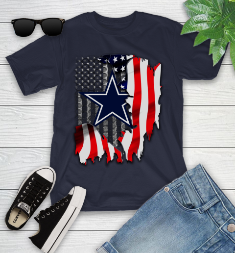 Dallas cowboys flag shirt top