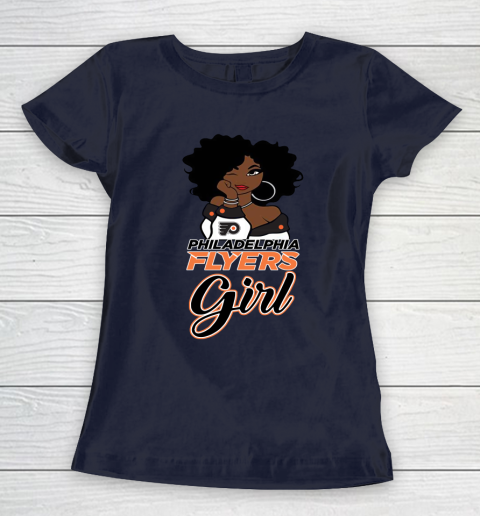 Philadelphia Flyers Girl NHL Women's T-Shirt 4