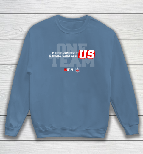 NFL End Racism Print In Front And Back Sweatshirt 6