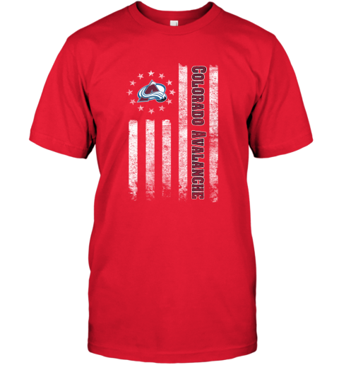 NHL American Flag Hockey Sports Colorado Avalanche T-Shirt 5