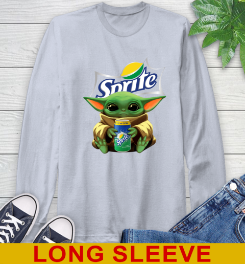 Star Wars Baby Yoda Hugs Sprite Soft Drink Shirt 63