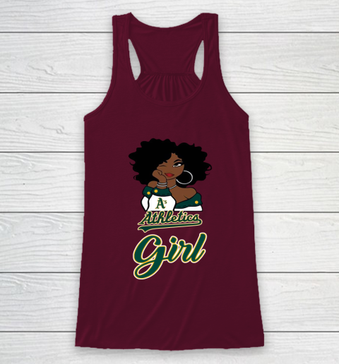 Oakland Athleticss Girl MLB Racerback Tank 3