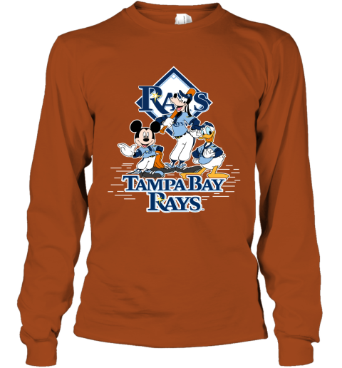 MLB Tampa Bay Rays Mickey Mouse Donald Duck Goofy Baseball T Shirt T-Shirt