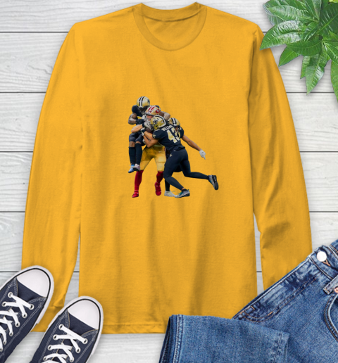 Sprint Football San Francisco 49ers And New Orleans Saints Shirts 60
