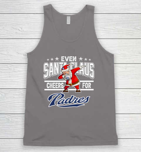 San Diego Padres Even Santa Claus Cheers For Christmas MLB Tank Top 6