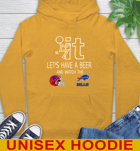 Buffalo Bills Football NFL Let's Have A Beer And Watch Your Team Sports Hoodie 2