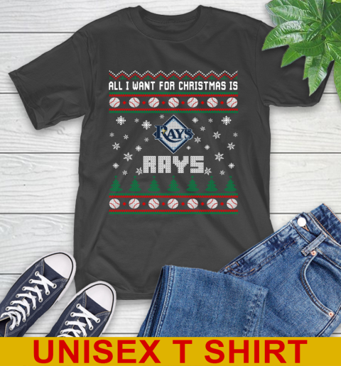 MLB All I Want For Christmas Is Tampa Bay Rays Baseball Sports