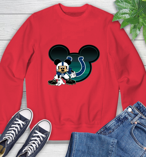 NFL Indianapolis Colts Mickey Mouse Disney Football T Shirt Sweatshirt 10