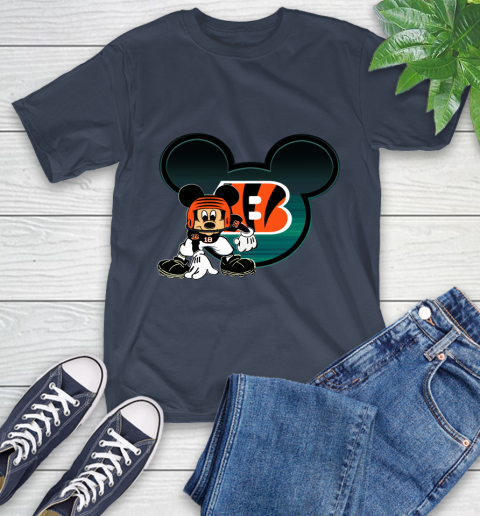 NFL Cincinnati Bengals Mickey Mouse Disney Football T Shirt T-Shirt 4