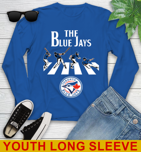 MLB Baseball Toronto Blue Jays The Beatles Rock Band Shirt Youth Long Sleeve 10