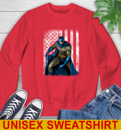 New York Knicks NBA Basketball Batman DC American Flag Shirt Sweatshirt 12