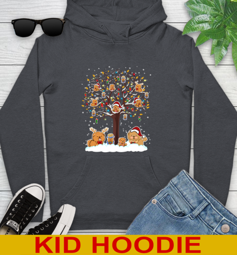 Chow Chow dog pet lover light christmas tree shirt 136