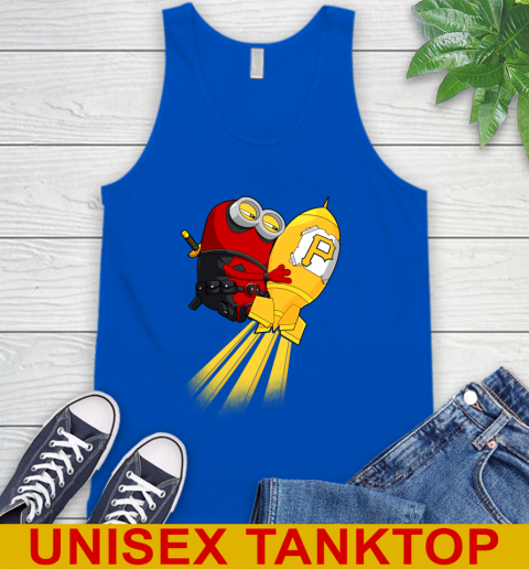 MLB Baseball Pittsburgh Pirates Deadpool Minion Marvel Shirt Tank Top 4