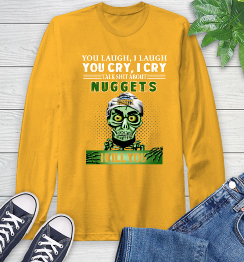 NBA Talk Shit About Denver Nuggets I Kill You Achmed The Dead Terrorist Jeffrey Dunham Basketball Long Sleeve T-Shirt 2