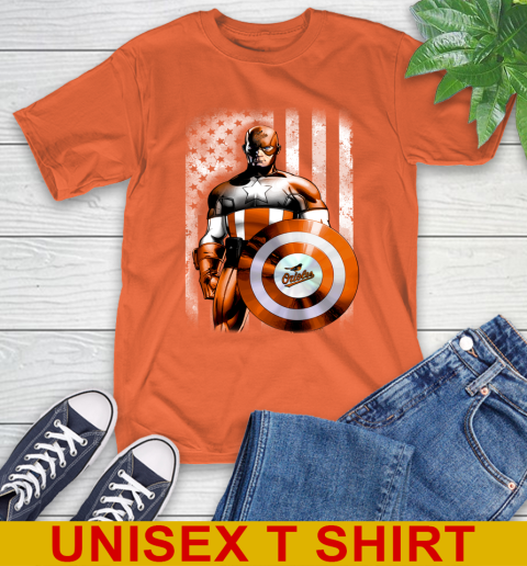 Orioles american flag shirt sales