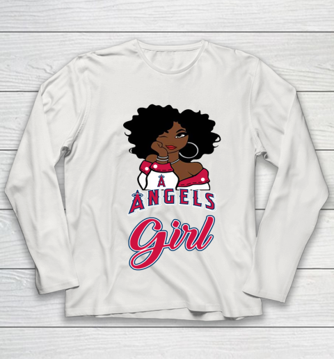 Los Angeles Angelss Girl MLB Youth Long Sleeve 11