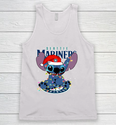 Seattle Mariners MLB noel stitch Baseball Christmas Tank Top