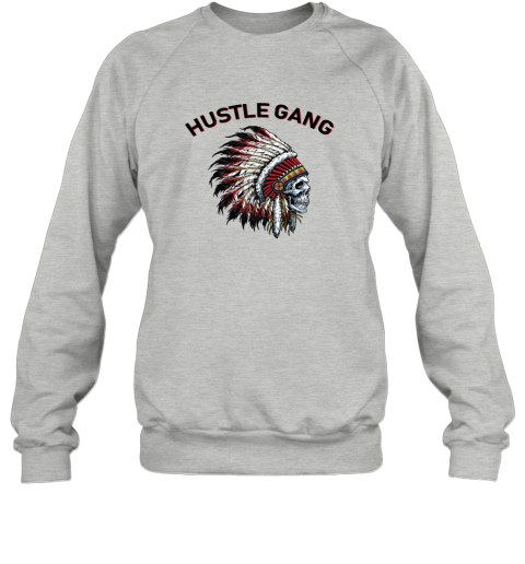 Hustle Gang mvyz hustle gang sweatshirt 35 front sport grey