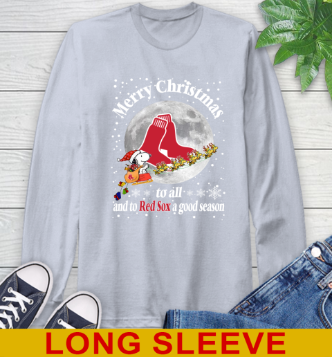 Boston Red Sox Merry Christmas To All And To Red Sox A Good Season MLB Baseball Sports Long Sleeve T-Shirt 6