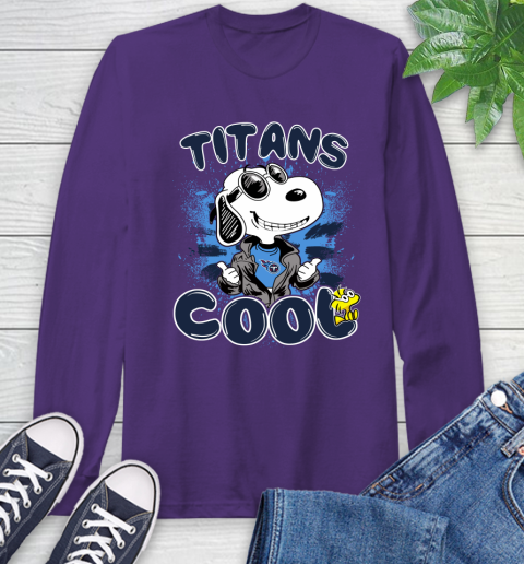 NFL Football Tennessee Titans Cool Snoopy Shirt Long Sleeve T-Shirt 5