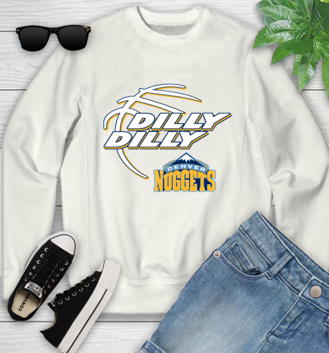 NBA Denver Nuggets Dilly Dilly Basketball Sports Youth Sweatshirt