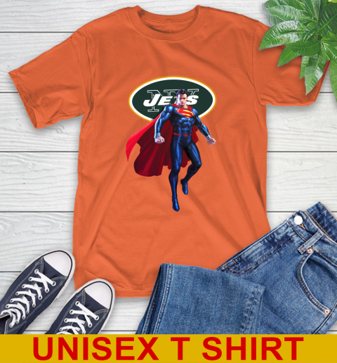 NFL Superman DC Sports Football New York Jets T-Shirt 5