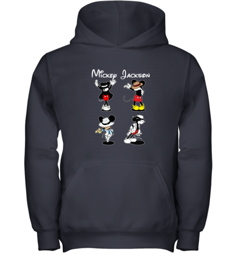 uf91 mickey jackson four style dance micheal jackson youth hoodie 43 front navy